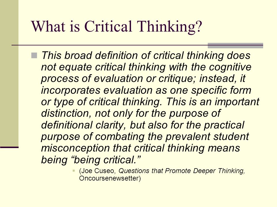California Critical Thinking Skills Test (CCTST)